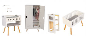 A4100120 11 Poppen commode Retro Tangara groothandel kinderdagverblijfinrichting